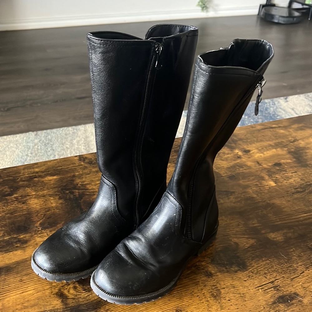 Girls Zipper “Riding Boots”